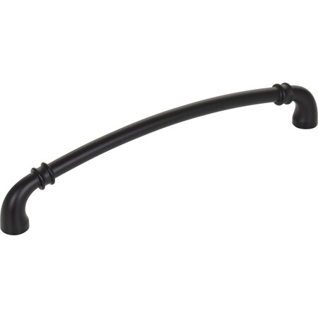 Jeffrey Alexander 192 mm Center-to-Center Matte Black Marie Cabinet Pull 445-192MB